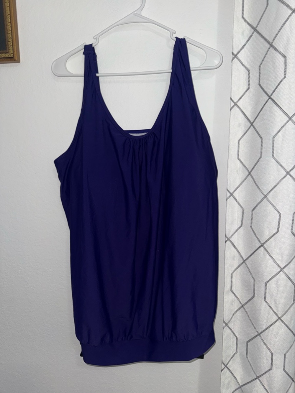 a new day Deep Purple Tankini Swim Top